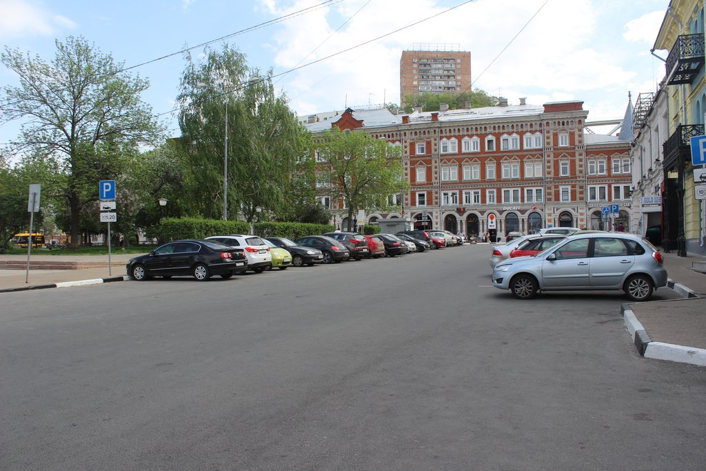 Новое парковочное пространство в Нижнем Новгороде